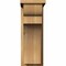 Ekena Millwork Yorktown Rough Sawn Corbel w/Backplate, Western Red Cedar, 8"W x 14"D x 22"H COR08X14X22YOR01RWR - alternate 4